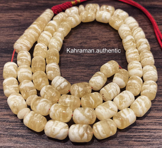 Certified one stone striped tiger amber rosary from Kaliningrad