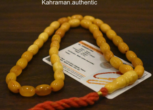 Certified Amber rosary